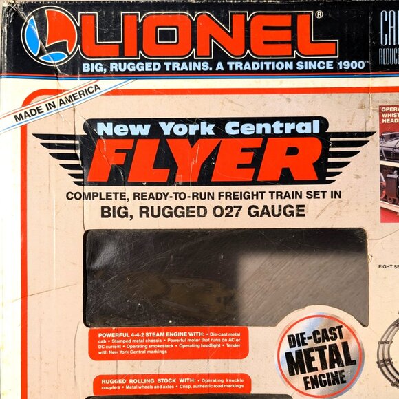Lionel O27 Gauge New York Central Flyer Steam Freight Set - See Description - Picture 3 of 16